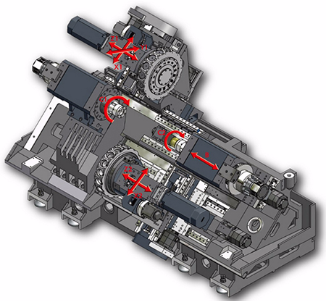 Ganesh CYCLONE-52TTMY Machine Axes