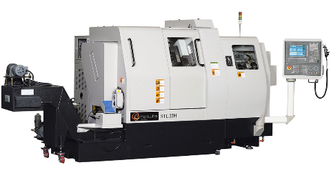 Hanwha STL38H Swiss-Type CNC Lathe